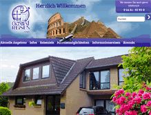 Tablet Screenshot of oekumene-reisen.de
